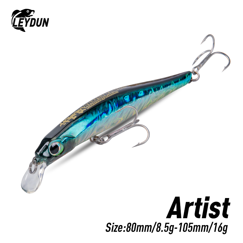 Fishing Equipment Daiwa - LEYDUN Artist FR Silence Sinking Minnow