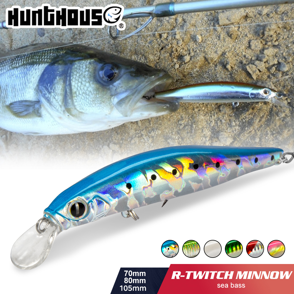 Fishing Equipment Daiwa - Hunthouse Artist Minnow Fishing Lure 70mm/80mm/105mm