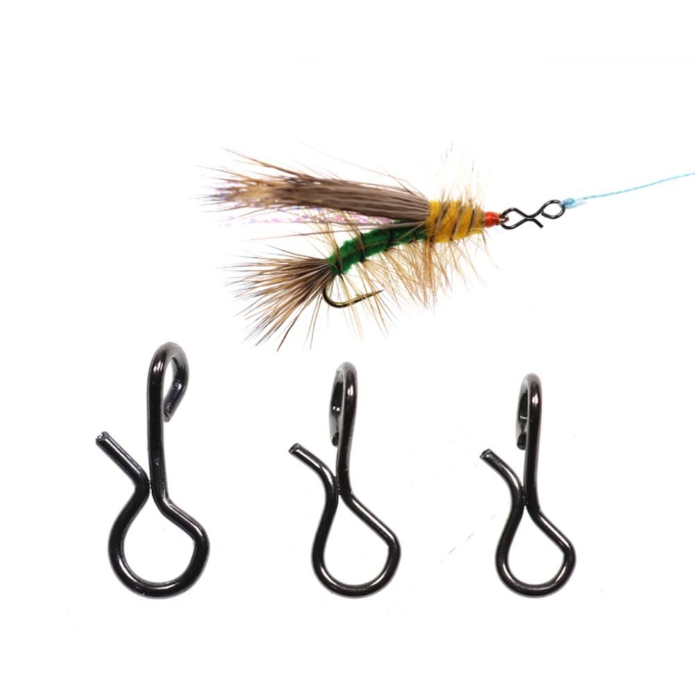 50pcs/bag Fly Fishing Snap Qui - Fishing Equipment Hook のレビューと価格