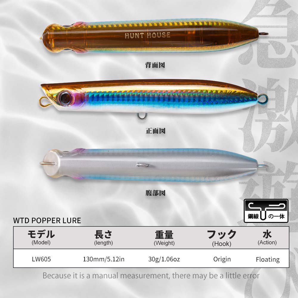 Hunthouse Floating Surface Pop - Fishing Equipment Daiwa のレビューと価格