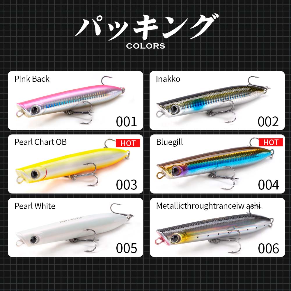 Hunthouse Floating Surface Pop - Fishing Equipment Daiwa のレビューと価格