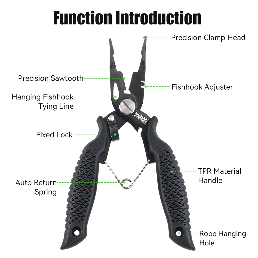 Kingdom Fishing Pliers Multifu - Fishing Equipment Hook のレビューと価格