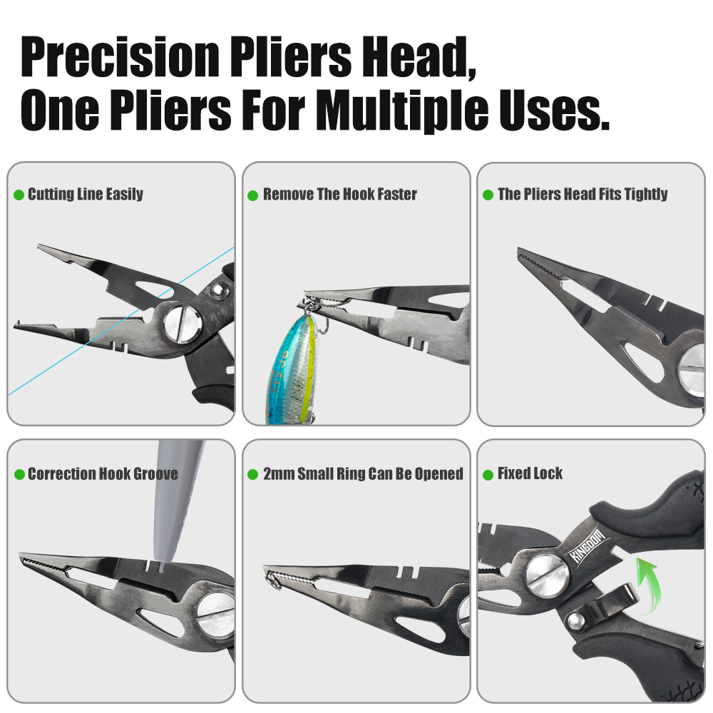 Kingdom Fishing Pliers Multifu - Fishing Equipment Hook のレビューと価格