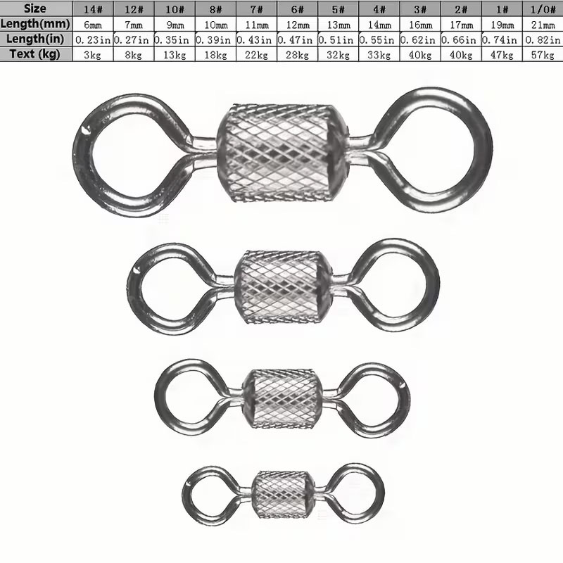 100PCS Fishing Swivels Ball Be - Fishing Equipment Wholesale のレビューと価格
