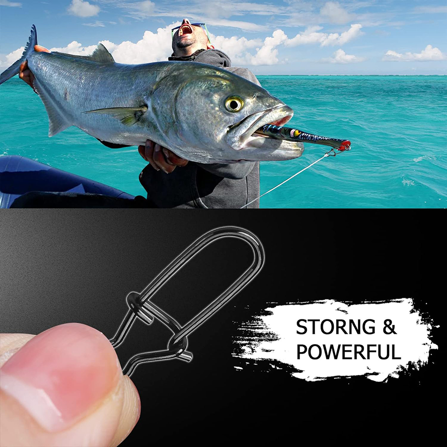 50Pcs Crankbait Snaps Stainles - Fishing Equipment Hook のレビューと価格