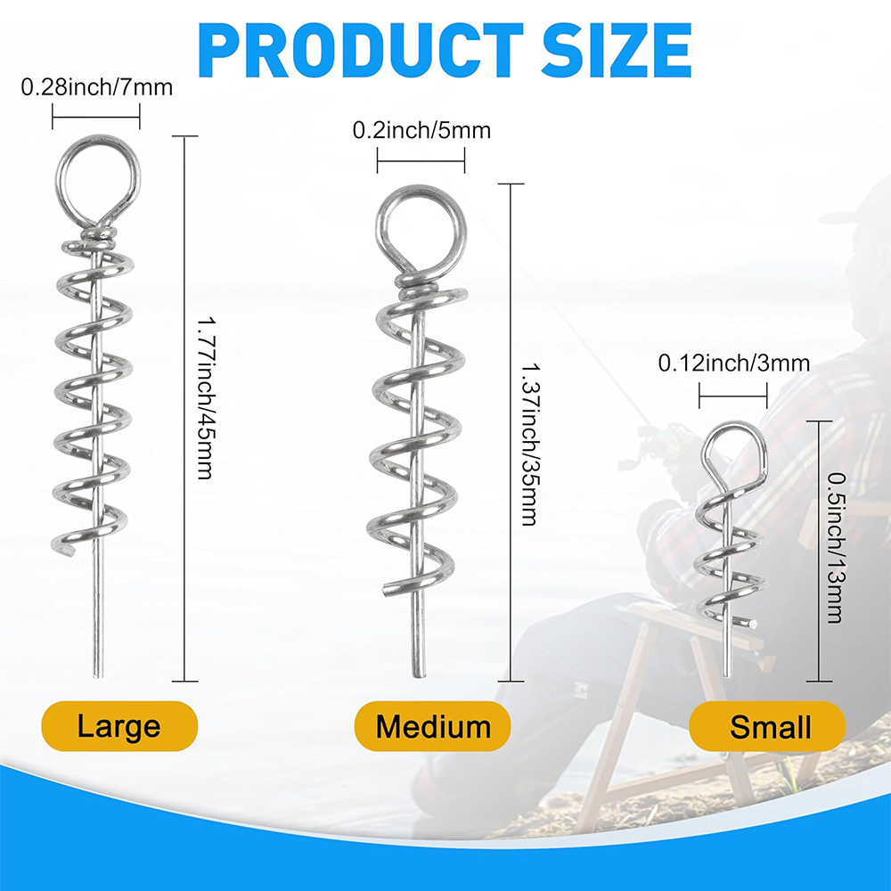 50Pcs Spring Twist Lock Fishin - Fishing Equipment Hook のレビューと価格