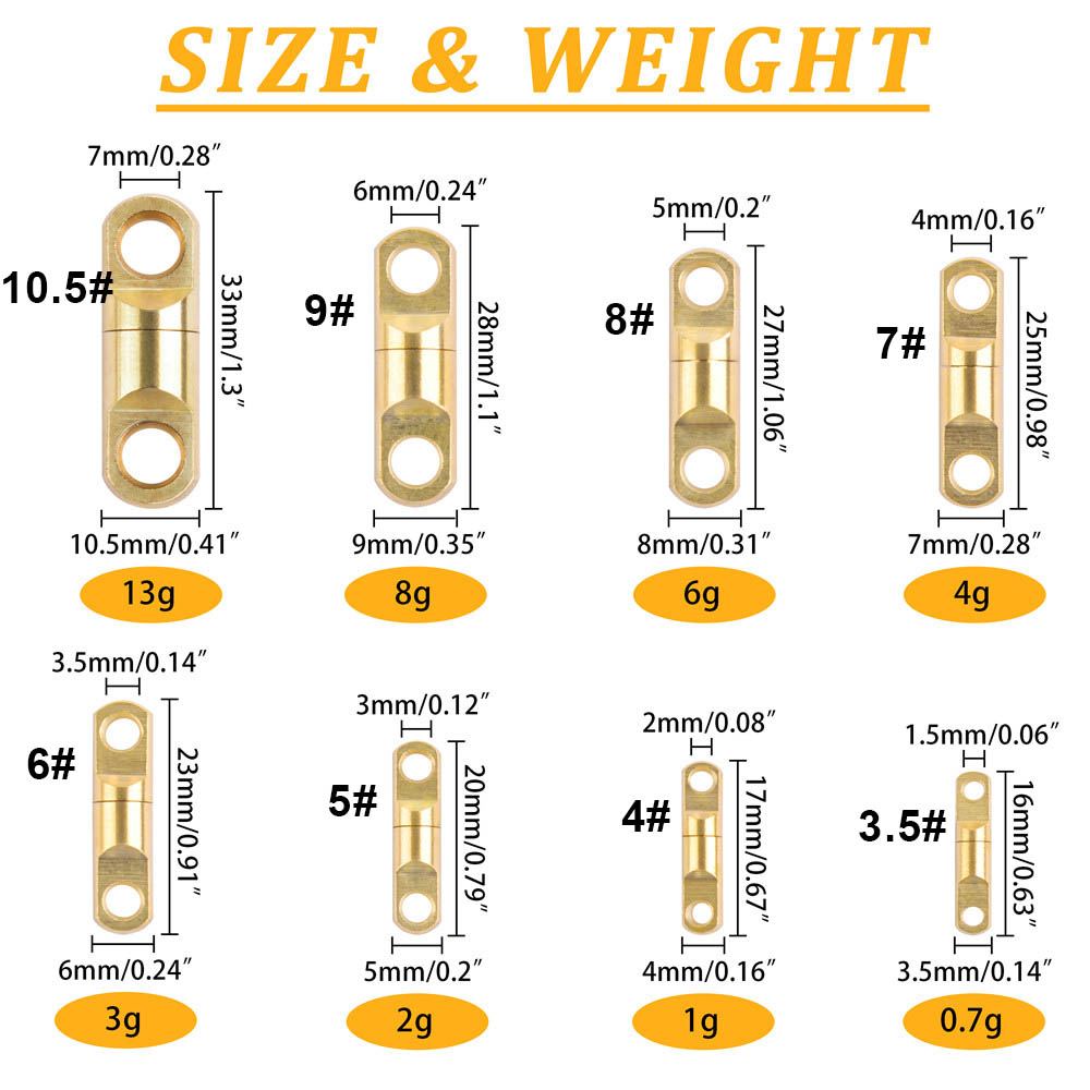 3/5/10/15PCS Copper Fishing He - Fishing Equipment Hook のレビューと価格
