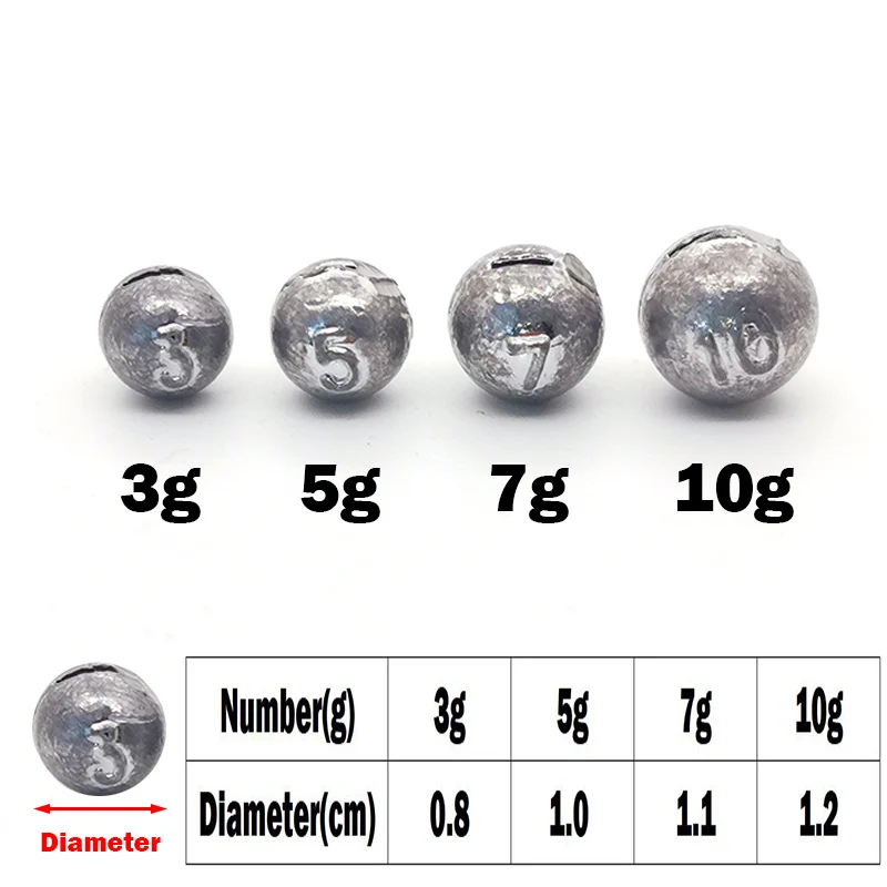 OUTKIT 10pcs/lot Lead Head Sin - Fishing Equipment Hook のレビューと価格