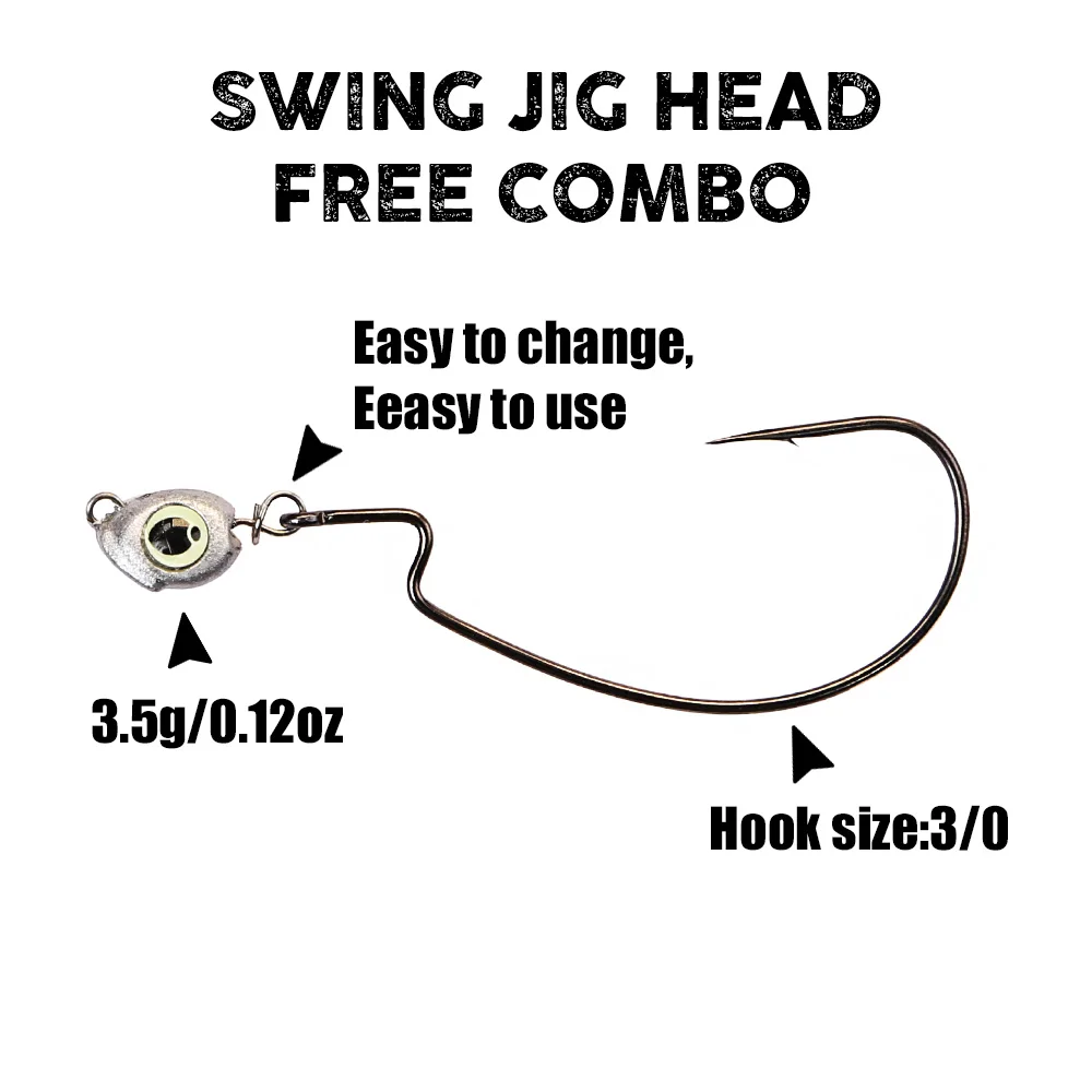 B&U Swing Jig head cheburashka - Fishing Equipment Hook のレビューと価格